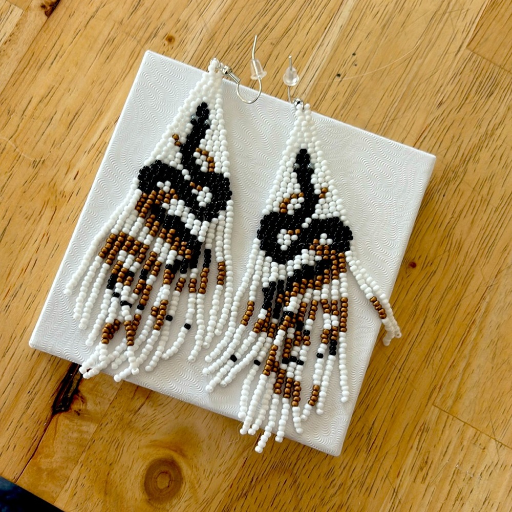 Handmade Snake Dangle earrings